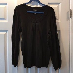 Lane Bryant Scoop Neck Sweater - BLACK ONLY LEFT